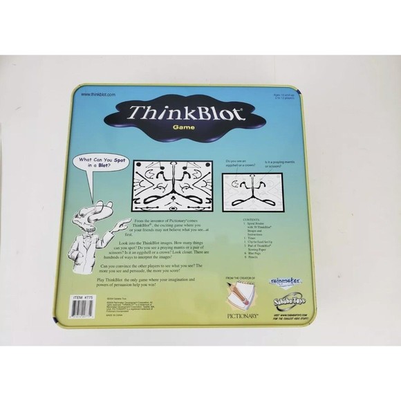 2004 Thinkblot Board Game by Sababa Toys Complete - Picture 2 of 4